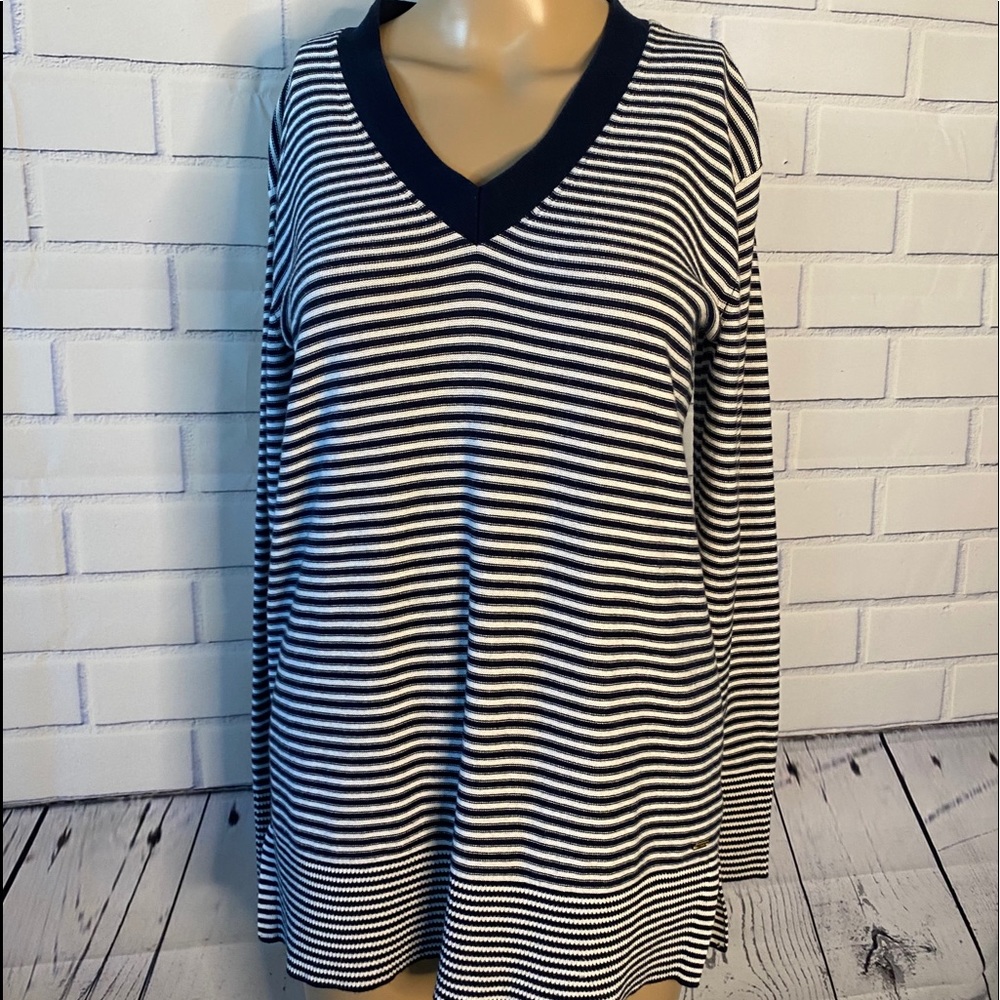 Tommy Navy Stripped Shirt